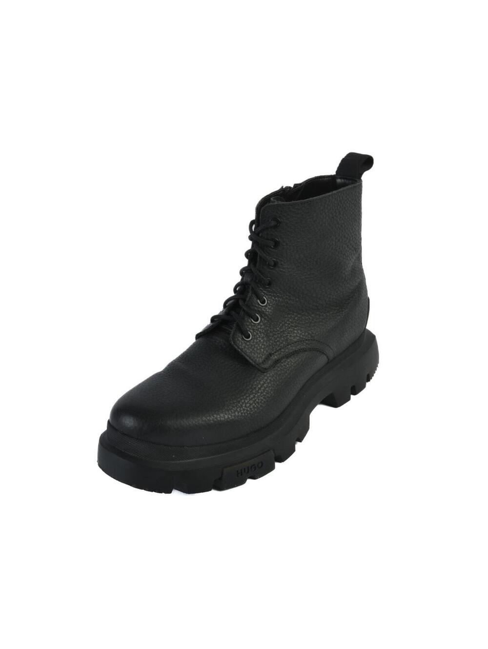 Hugo Boss NWOB Black Fabyan Halb Boots 11 38375